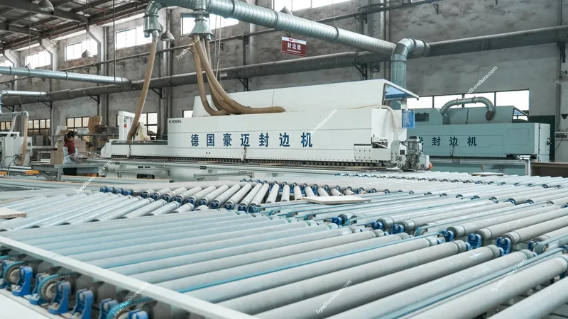 Maquinaria CNC en fábrica Hongye Furniture Group