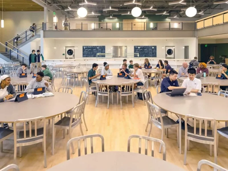 Mobiliario para comedores escolares y cafeterías — Hymuebles