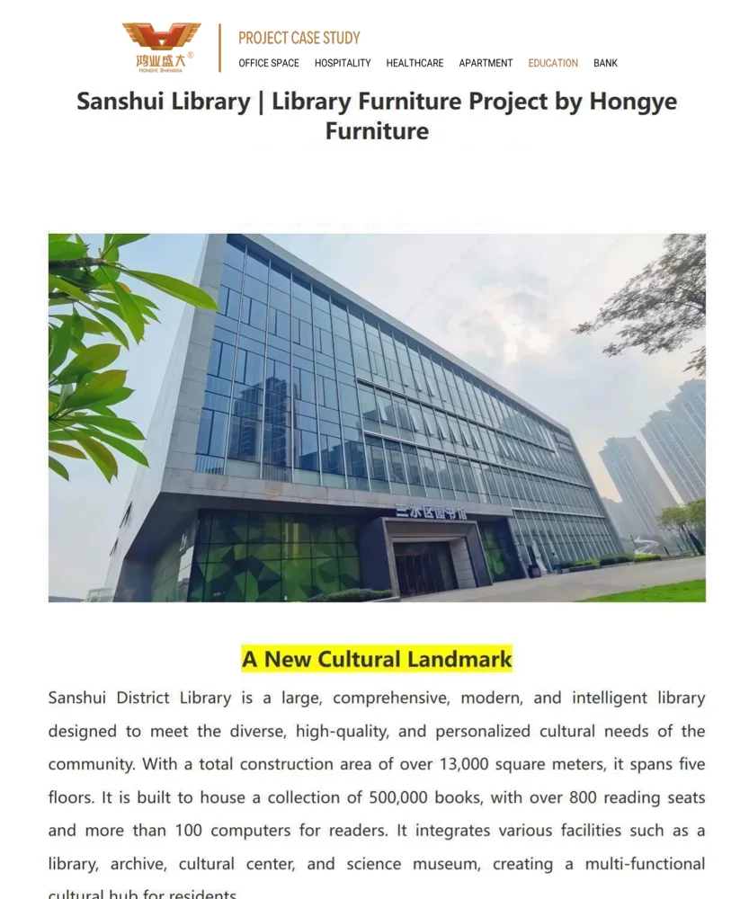 Sanshui Library — China