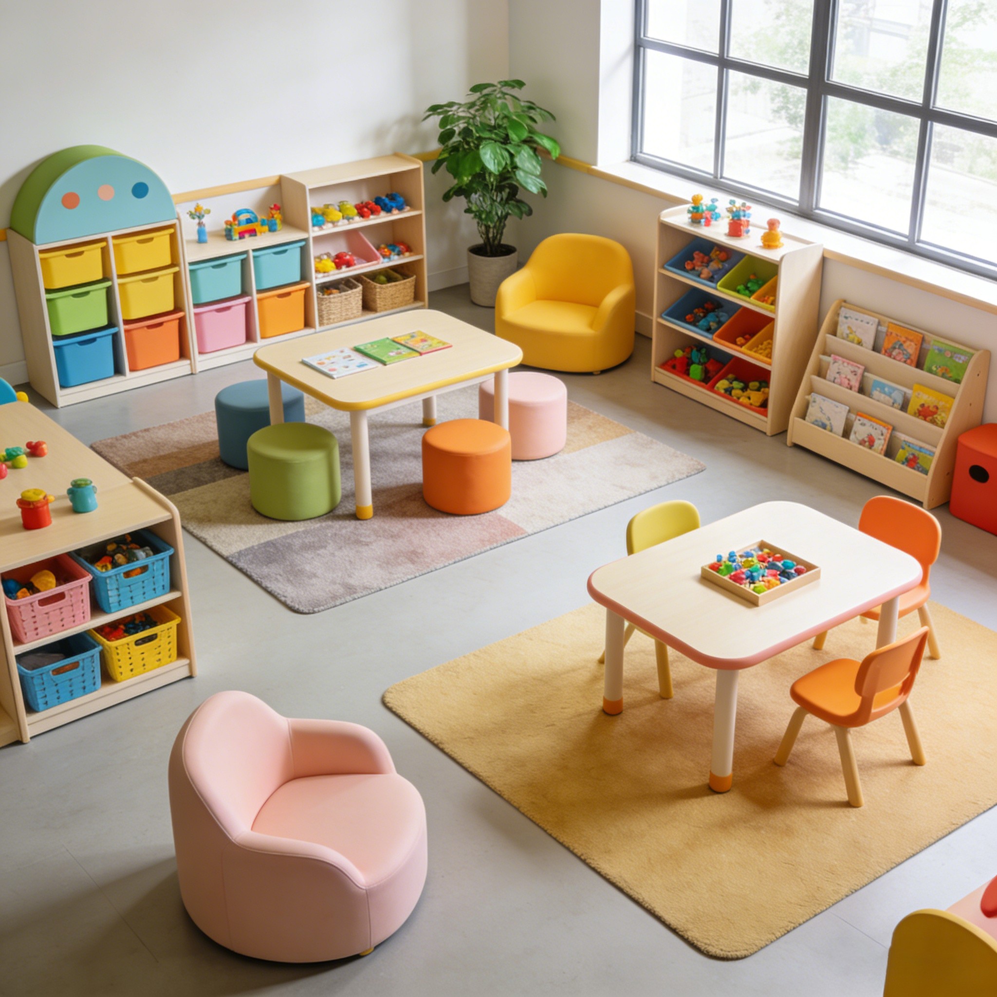 Muebles para Aula Infantil en Casa Coloridos y Seguros detalle 3