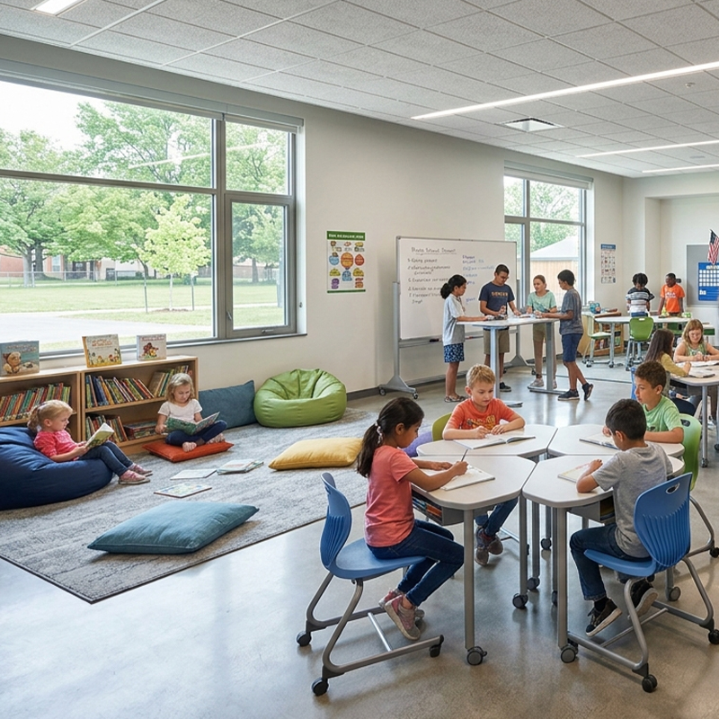 Escritorios Escolares Flexibles para Cuarto de Estudio para el cuarto de estudio y el hogar
