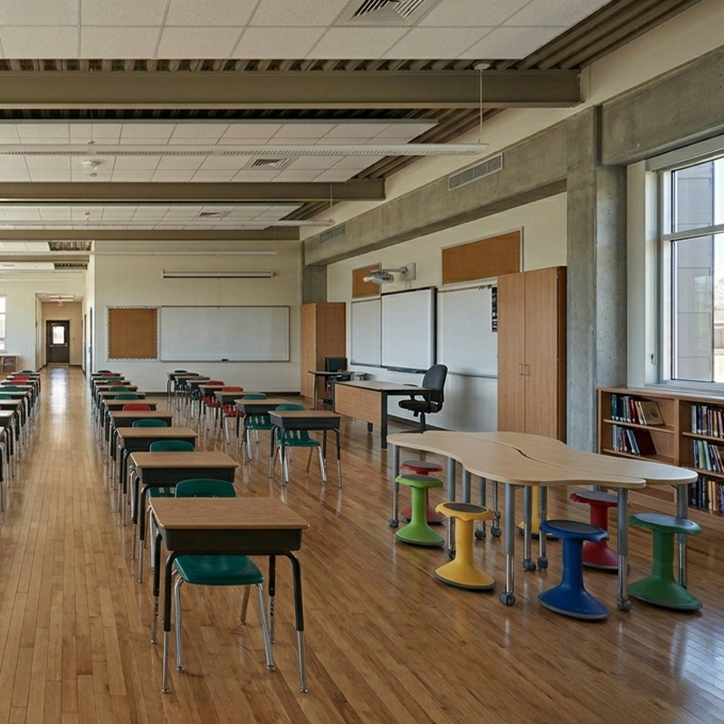 Escritorios Escolares Flexibles para Cuarto de Estudio vista 2