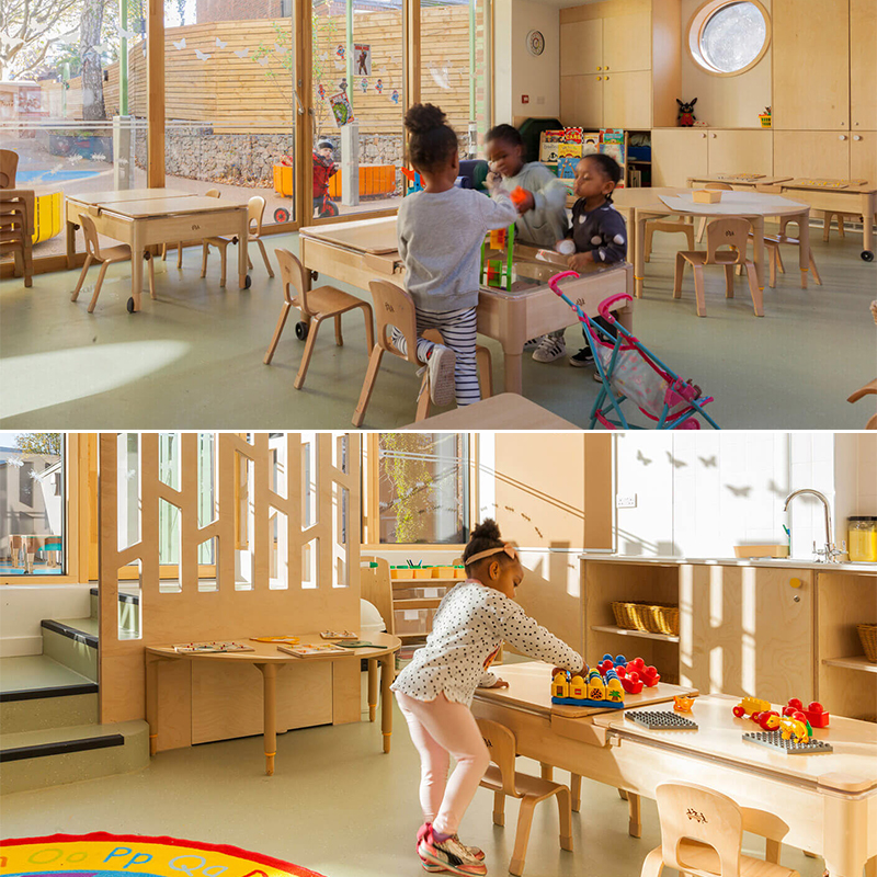 Muebles Infantiles de Madera para Habitación de Niños para el cuarto de estudio y el hogar