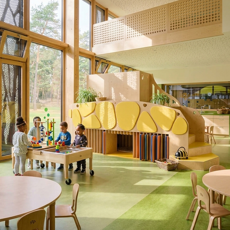 Muebles Infantiles de Madera para Habitación de Niños detalle 3