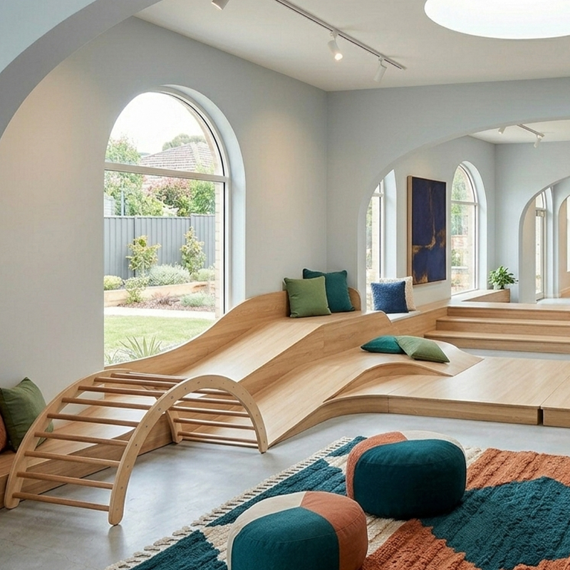 Estanterías Montessori para Cuarto Infantil al Alcance del Niño vista 2