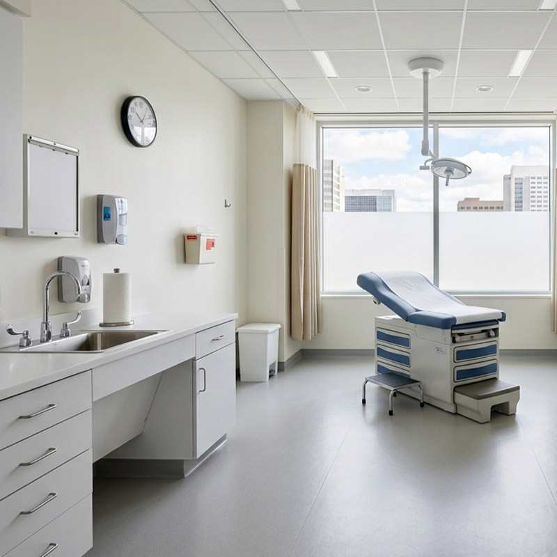 Set de Mobiliario para Sala de Reconocimiento Médico para hogar y cuidados domiciliarios
