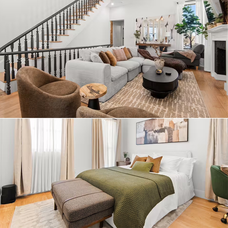 Conjunto de Muebles Modernos para Salón y Dormitorio para el hogar y espacios residenciales
