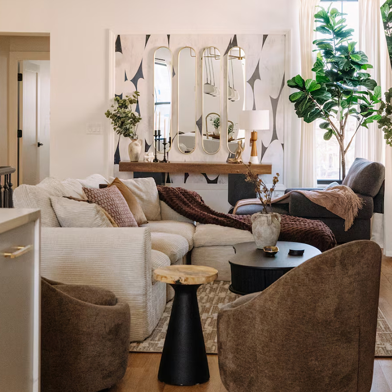 Conjunto de Muebles Modernos para Salón y Dormitorio detalle 3