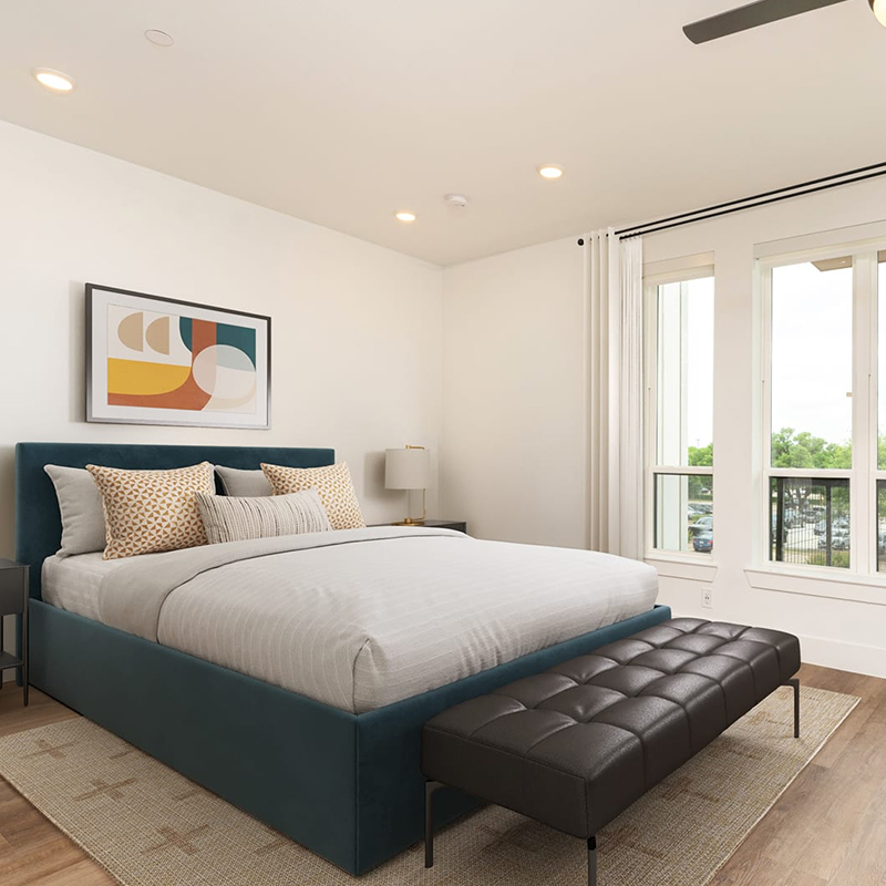Muebles Funcionales Compactos de Madera para Pisos Pequeños y Estudios vista 2