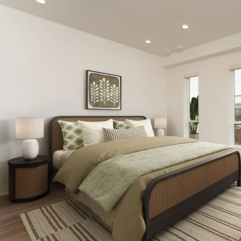 Muebles Funcionales Compactos de Madera para Pisos Pequeños y Estudios detalle 3