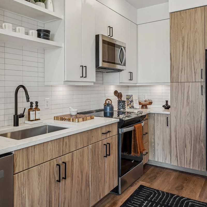 Muebles Funcionales Compactos de Madera para Pisos Pequeños y Estudios imagen 4