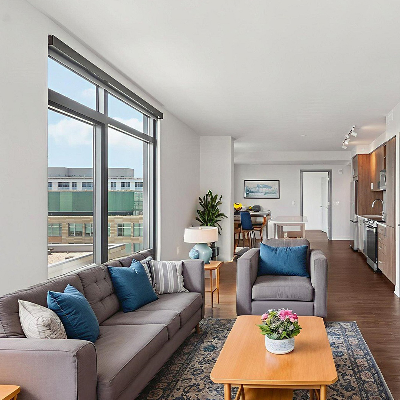 Muebles Modulares de Diseño Flexible para Apartamentos de Estancia Prolongada detalle 3